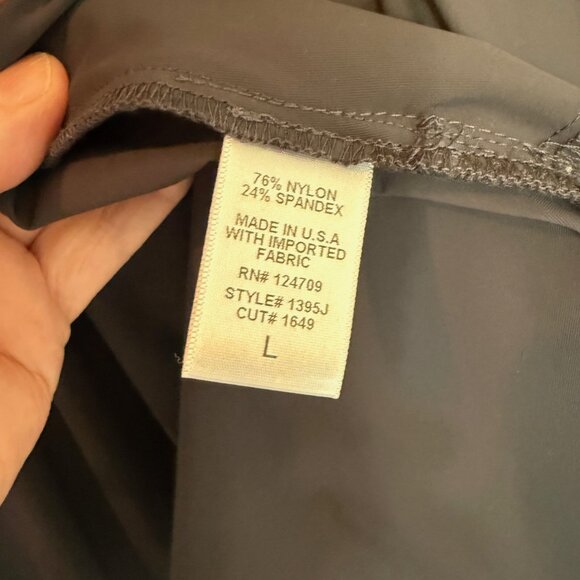 IC Connie K USA Charcoal Layered Zipper Jacket – Large, NWT - Picture 7 of 13